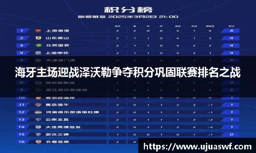 海牙主场迎战泽沃勒争夺积分巩固联赛排名之战